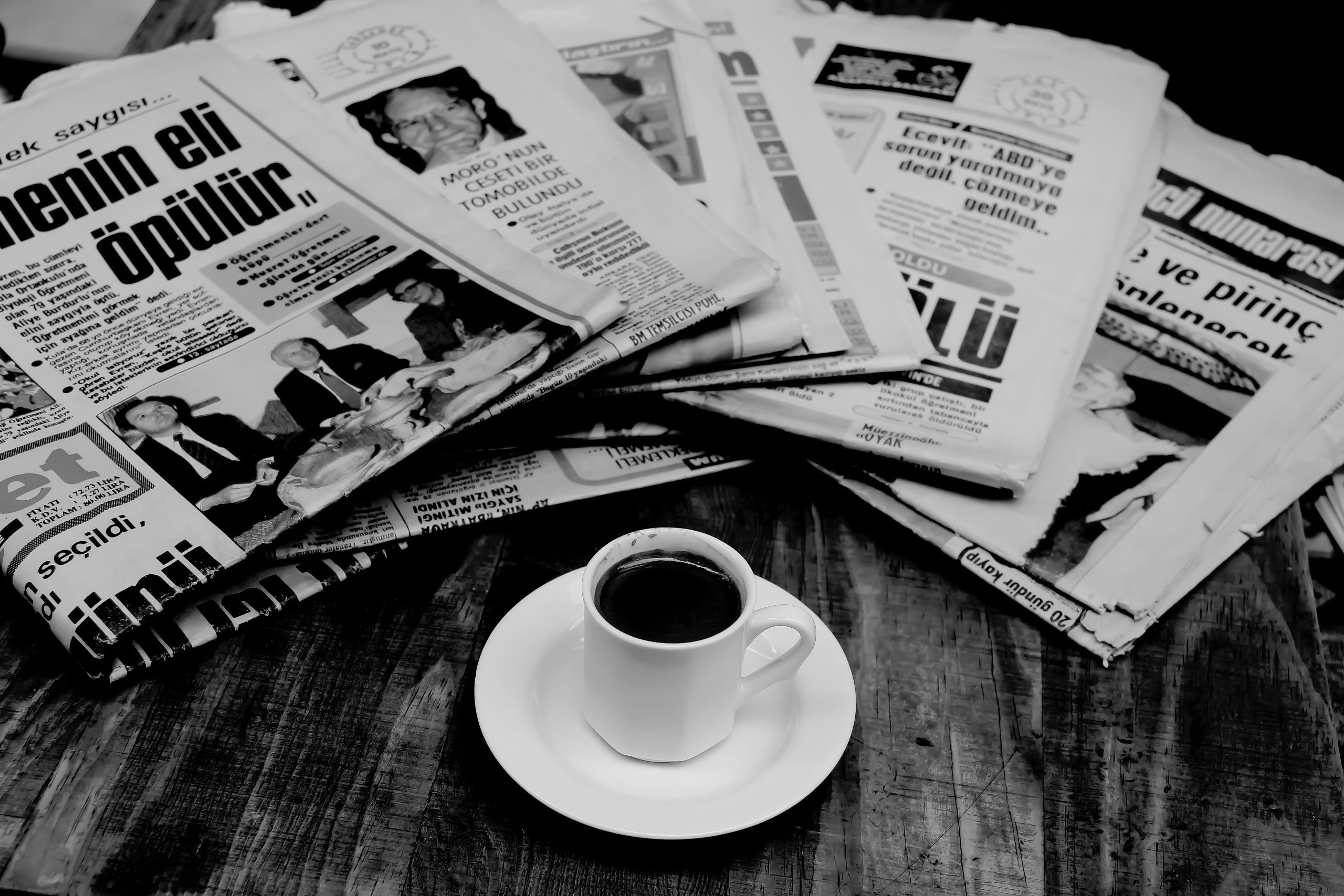 coffee newspapers